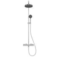Душова система з термостатом VitrA AquaHeat Base Round 200 хром 88-A47303EXP
