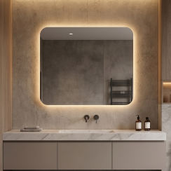 Зеркало Ibiza Cassic 80x70 88-Ibz80d70+CWDd с фоновой LED подсветкой