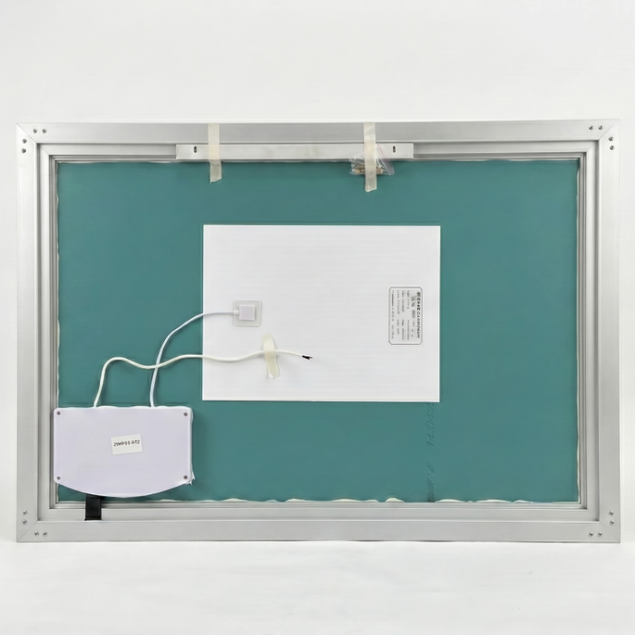Зеркало Aqua 100x70 88-Hra100s70-CWDd-mK с профилем матовый алюминий и Led подсветкой