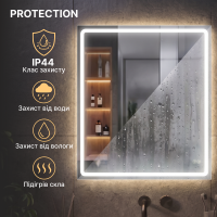 Дзеркало Nil 50x70 88-Nil50s70-CWDd з Led освітленням