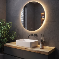 Дзеркало Nova Cassic 70x70 Nva70d70+CWDd з фоновою LED підсвіткою