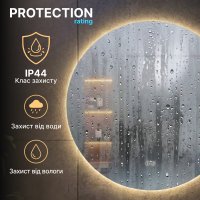 Зеркало AquA PooL Nova Cassic 80x80 88-Nva80d80+CWDd с фоновай LED подсветкой