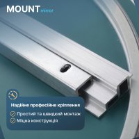 Дзеркало Nova 70x70 88-Nva70s70-CWDd з Led підсвічуванням