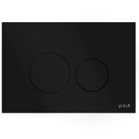 Панель змиву VitrA Origin Flush Plate чорне скло 88-740-1601
