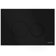 Панель змиву VitrA Origin Flush Plate чорне скло 88-740-1601