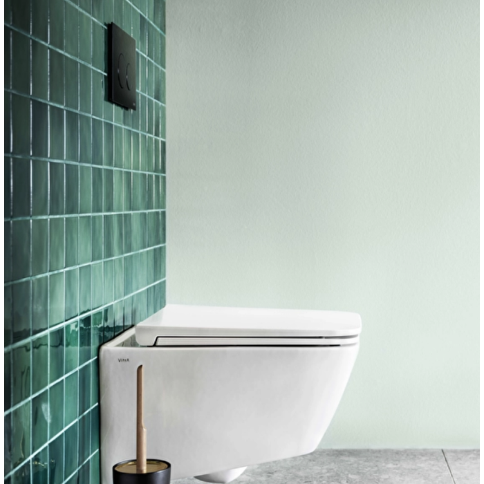 Панель змиву VitrA Origin Flush Plate черне скло 88-740-1601