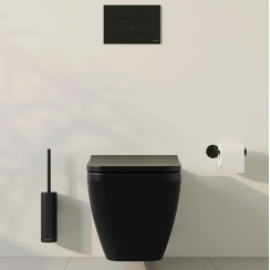 Панель змиву VitrA Origin Flush Plate чорне скло 88-740-1601