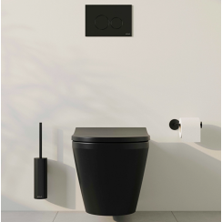 Панель змиву VitrA Origin Flush Plate чорне скло 88-740-1601