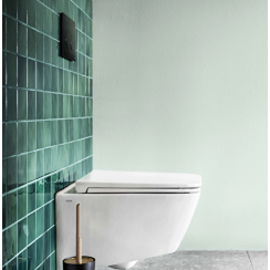 Панель змиву VitrA Origin Flush Plate чорне скло 88-740-1601