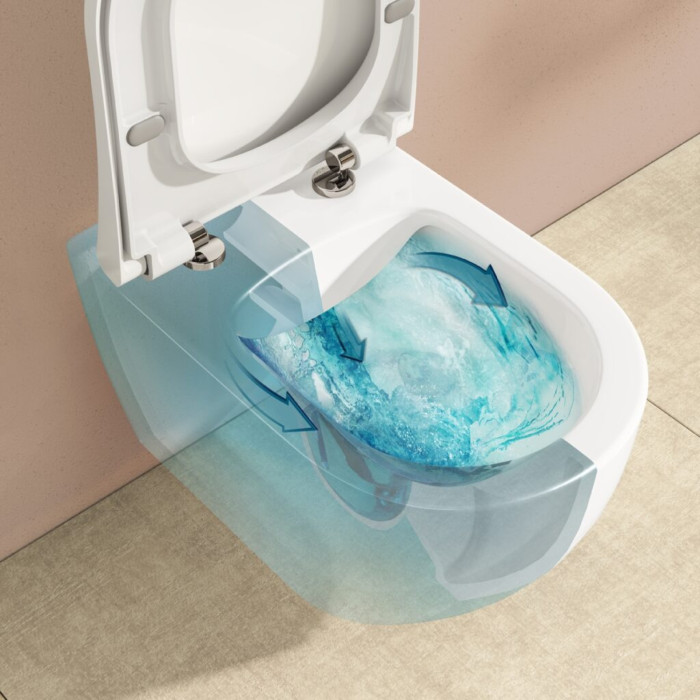 Унітаз підлоговий VitrA Integra Rim – Ex 88-9833B003-7209 з бачком та сидінням Soft Close