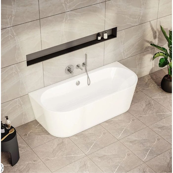 Ванна акриловая VitrA Geo 180x80 белый глянцевый 88-65420006000.