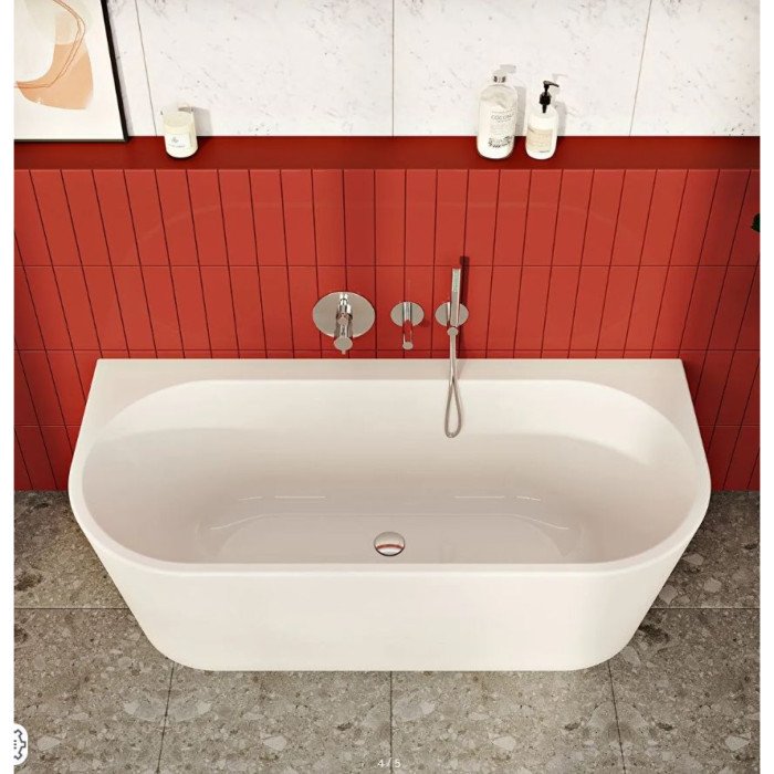 Ванна акриловая VitrA Geo 180x80 белый глянцевый 88-65420006000.