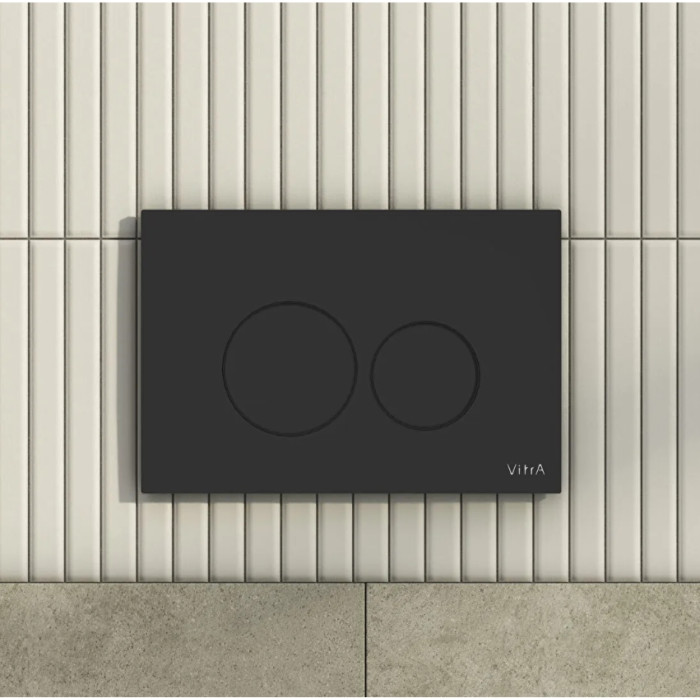 Панель смыва VitrA Origin Flush Plate черный матовый 88-740-2411