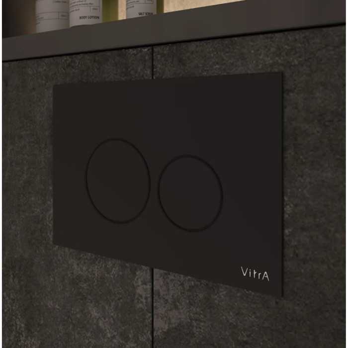 Панель смыва VitrA Origin Flush Plate черный матовый 88-740-2411