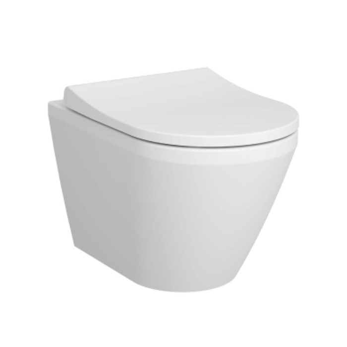 Унітаз підвісний VitrA Integra Round Rim – Ex 88-7041B003-7205 з сидінням Soft Close