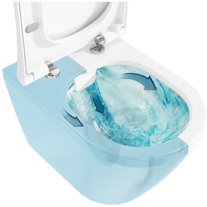 Унітаз підвісний VitrA Integra Round Rim – Ex 88-7041B003-7205 з сидінням Soft Close