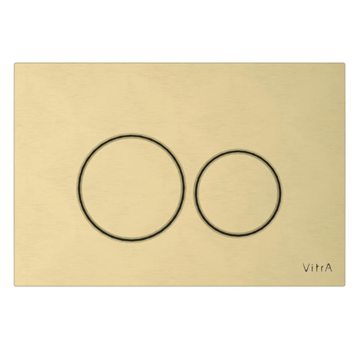 Панель змиву VitrA Origin Flush Plate брашоване золото 88-740-2425