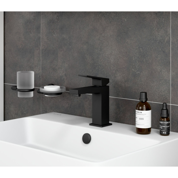 Змішувач для раковини VitrA Minimax Square чорний матовий 88-A4372036EXP
