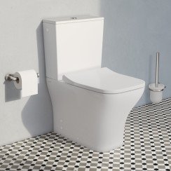 Унітаз підлоговий VitrA Mia S SmoothFlush 88-9870B003-7203 з бачком і сидінням Soft Close