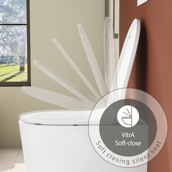Подвесной унитаз VitrA Integra Bidet Rim - Ex 88-7041B003-7210 с сиденьем Soft Close