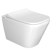 Унітаз підвісний VitrA Integra Square Rim - Ex 88-7082B003-7205 з сидінням Soft Close