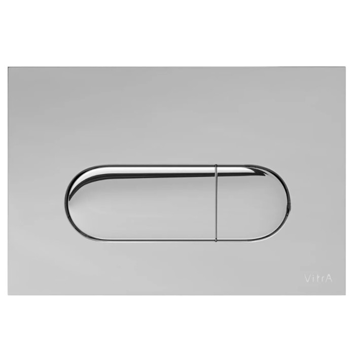 Панель смыва VitrA Root Round Flush Plate хром глянец 88-740-2280