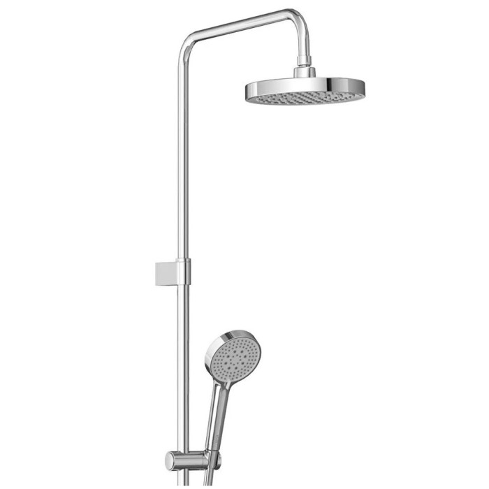 Душевая система с термостатом VitrA AquaHeat Base Round 200 хром 88-A47305EXP