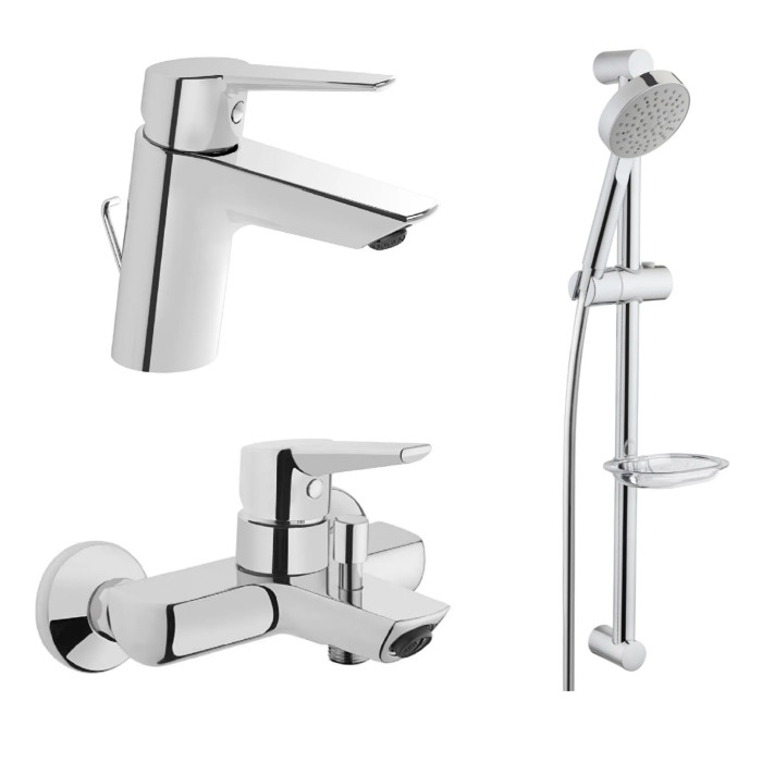 Набір змішувачів VitrA Solid S 3 в 1 хром 88-A49298