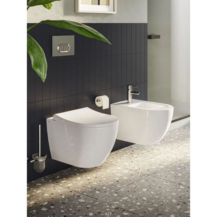 Подвесной унитаз VitrA Mia R SmootFlush 88-7510B003-7205 с сиденьем Soft Close
