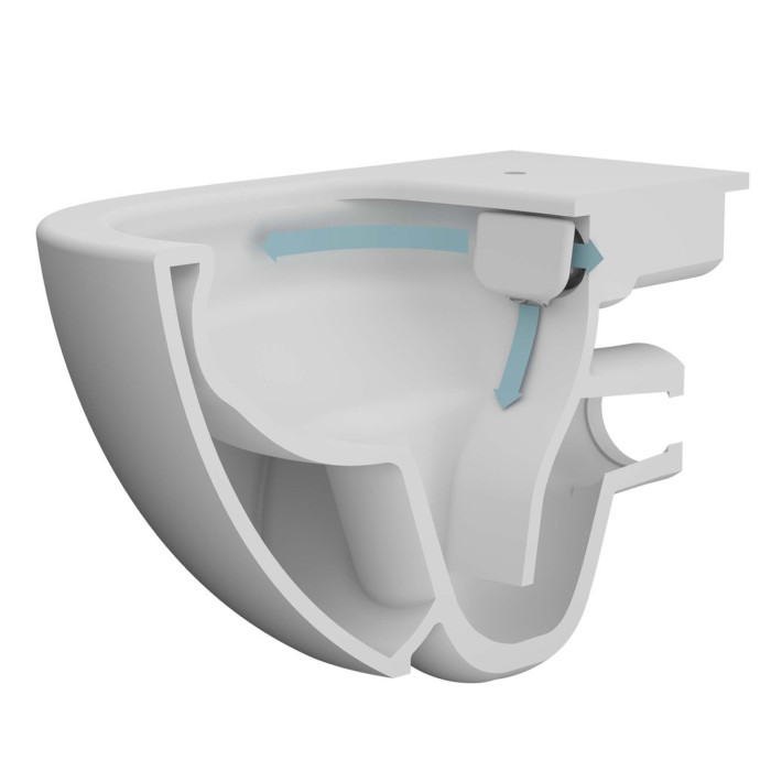 Подвесной унитаз VitrA Sento Rim - Ex 88-7748B003-7205 с сиденьем Soft Close