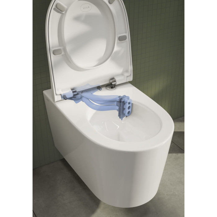 Унітаз подвісний VitrA Nest QuaFlush 88-7870B403-7205 з сидінням Soft Close