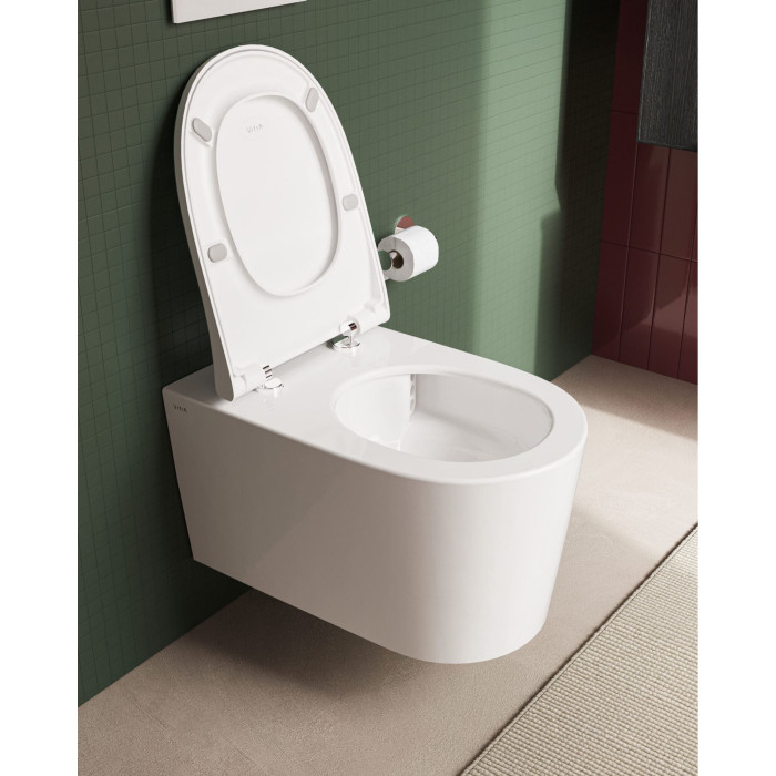 Унітаз подвісний VitrA Nest QuaFlush 88-7870B403-7205 з сидінням Soft Close