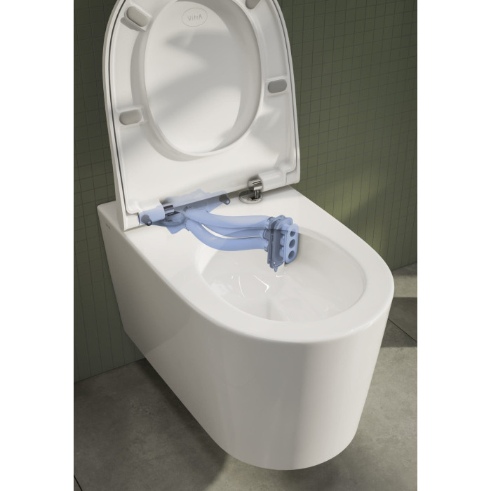 Унітаз подвісний VitrA Nest QuaFlush 88-7870B403-7205 з сидінням Soft Close