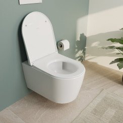 Унітаз підвісний VitrA Metropole Round QuaFlush 88-7910B403-0075 з сидінням Soft Close