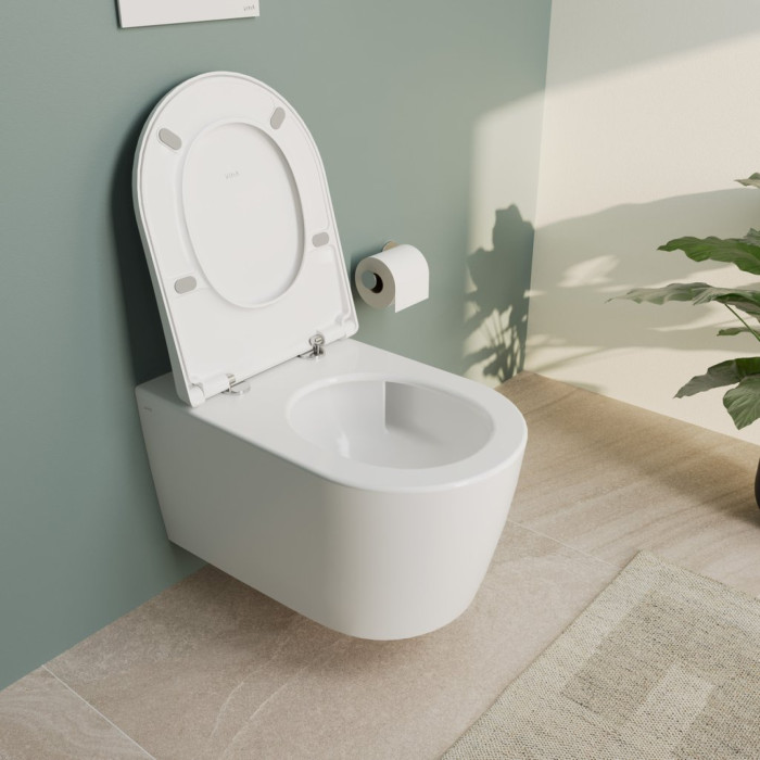 Унітаз підвісний VitrA Metropole Round QuaFlush 88-7910B403-0075 з сидінням Soft Close