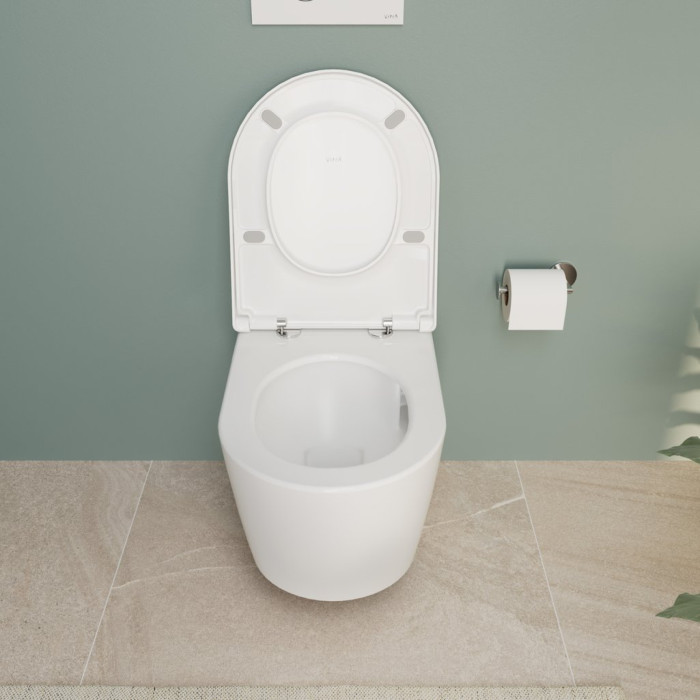 Унітаз підвісний VitrA Metropole Round QuaFlush 88-7910B403-0075 з сидінням Soft Close