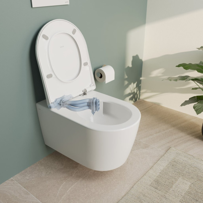 Унітаз підвісний VitrA Metropole Round QuaFlush 88-7910B403-0075 з сидінням Soft Close