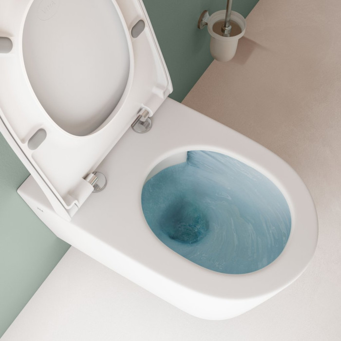 Подвесной унитаз VitrA Metropole Round QuaFlush 88-7910B403-0075 с сиденьем Soft Close