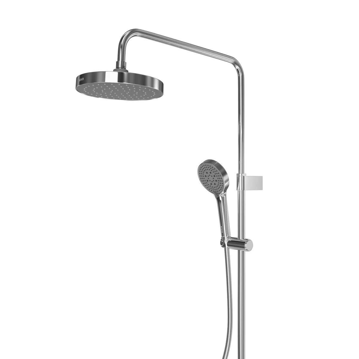 Душова система з термостатом VitrA AquaHeat Base Round 200 хром 88-A47303EXP